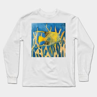 fish beach sealife art Long Sleeve T-Shirt